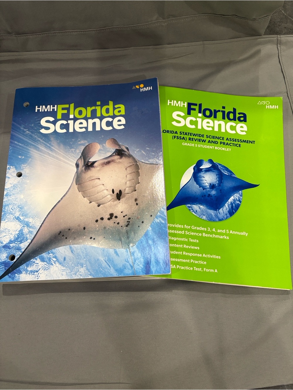 2 Educational Resources HMH Florida Science Student Textbook & Booklet Grade 5